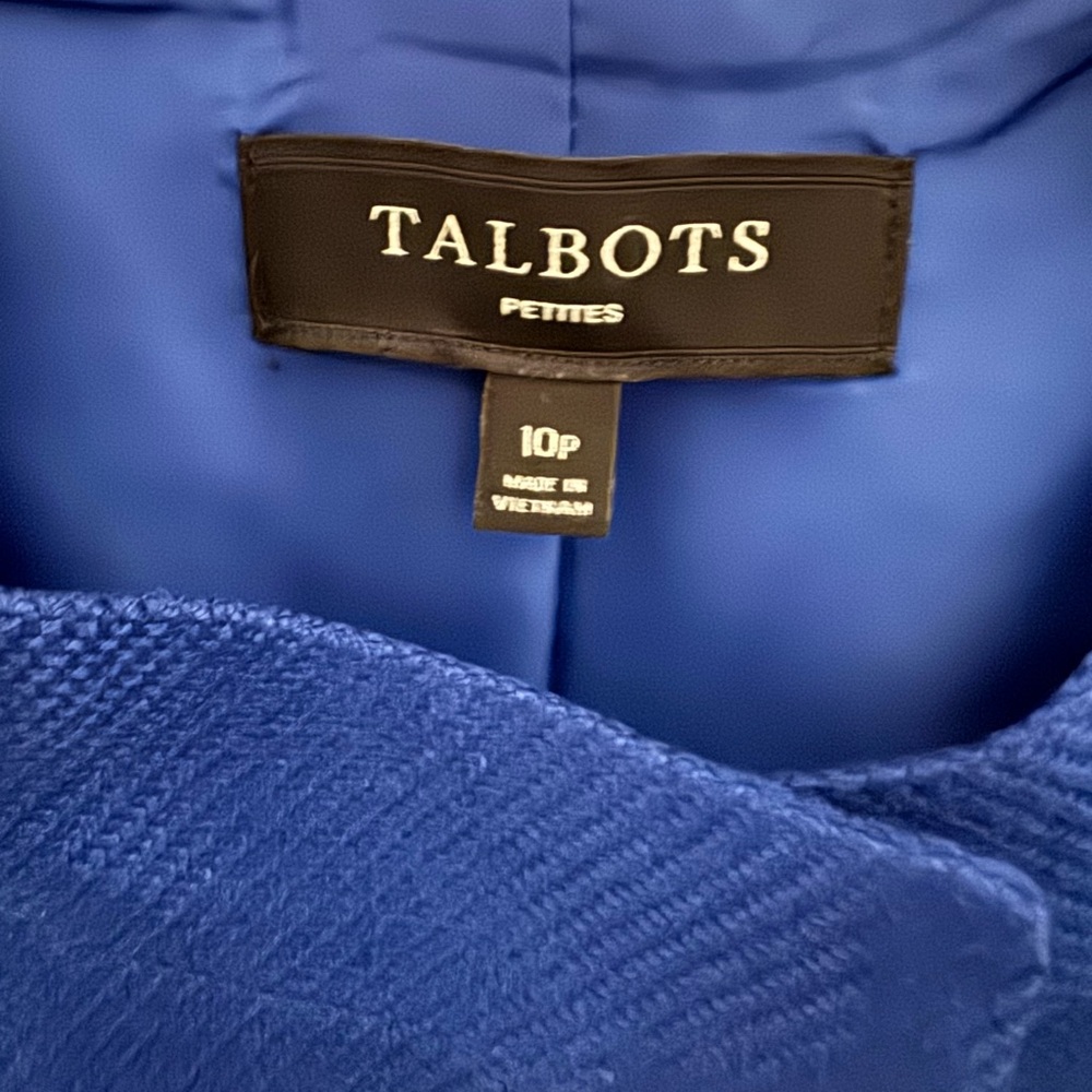 Talbots Linen Jacket 10P - Picture 3 of 9